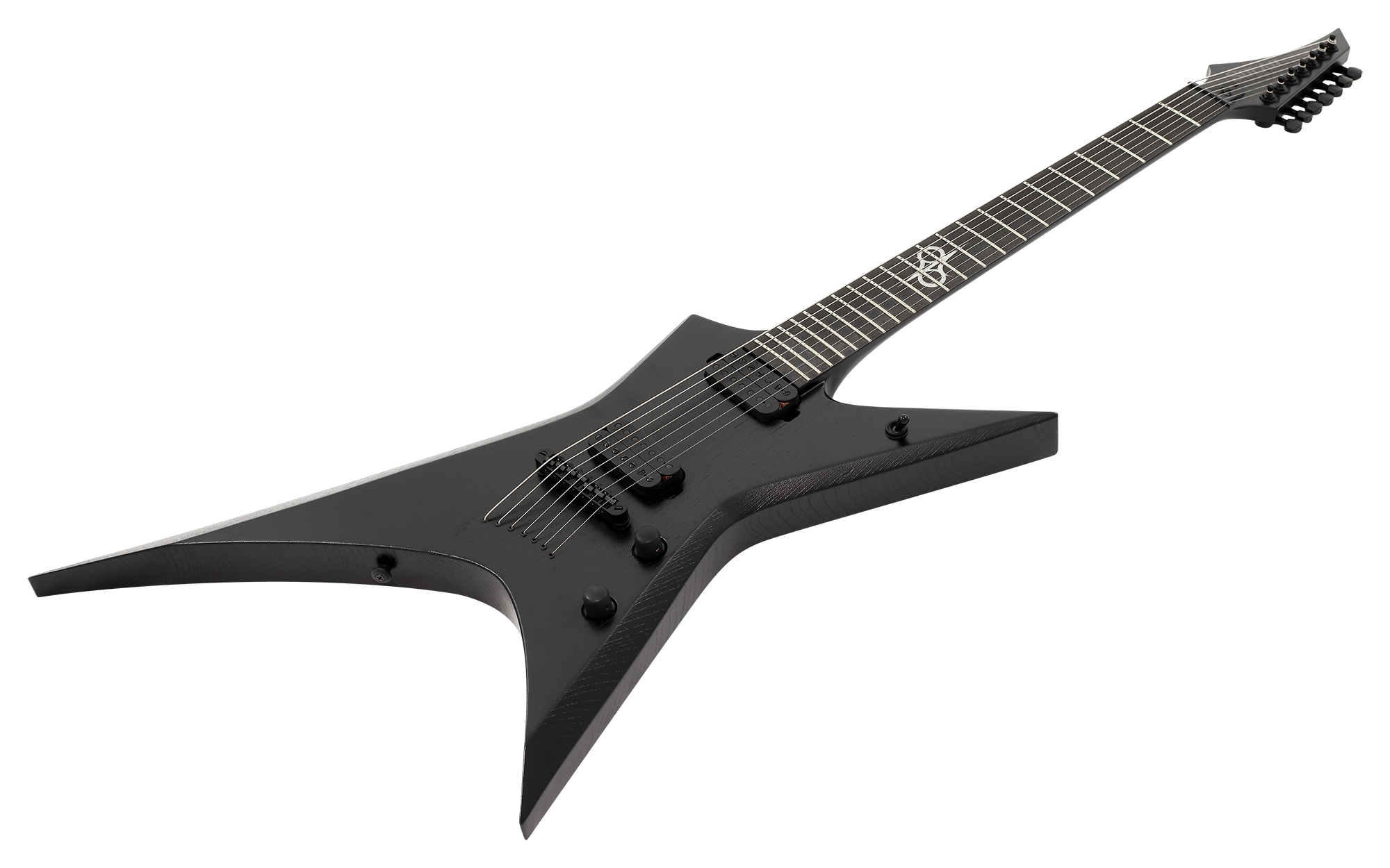 Solar X2.7BOP+ 7-String Electric Guitar w/Case - Black Open Pore