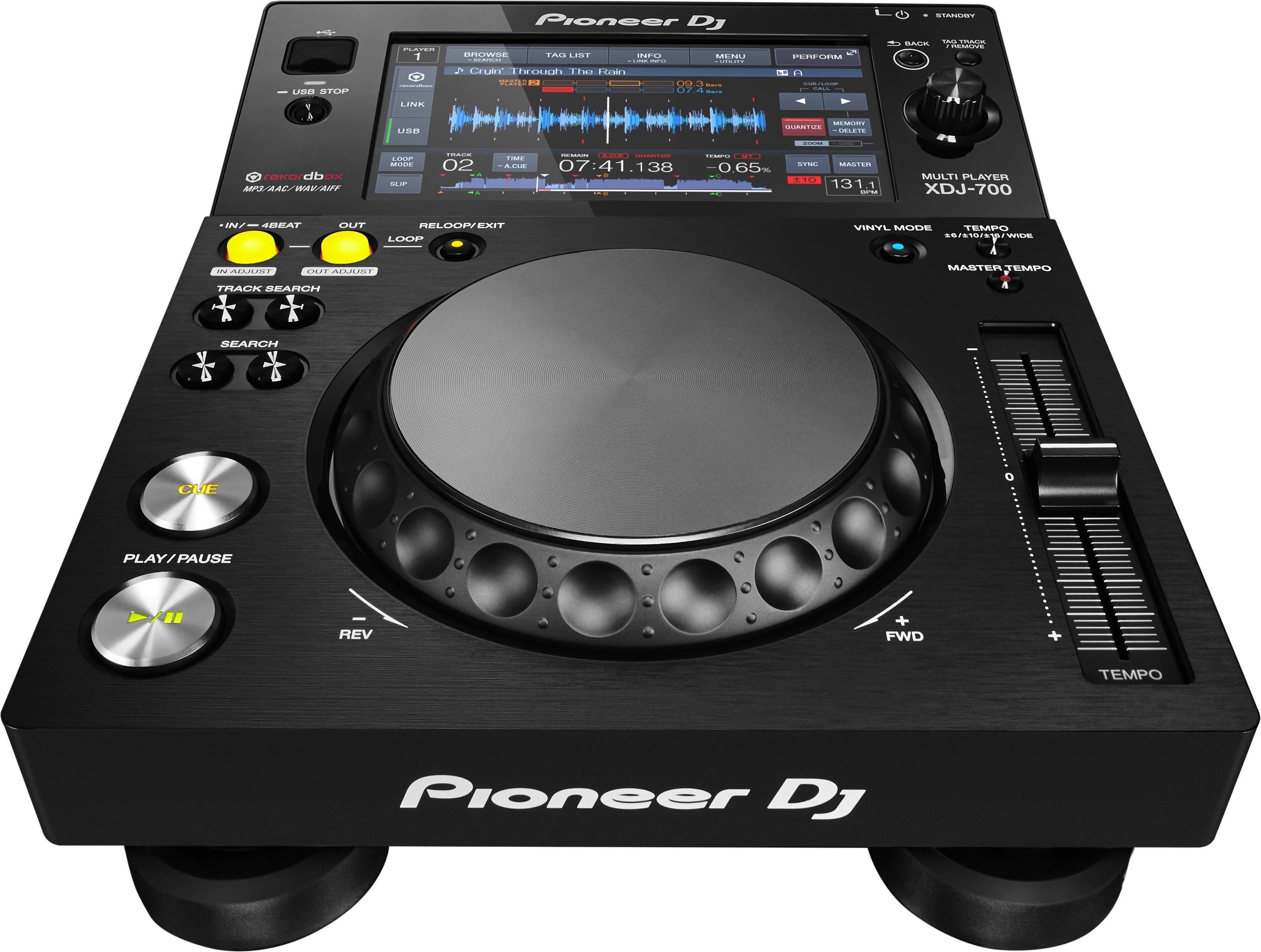 Pioneer XDJ-700 rekordbox compatible compact digital deck