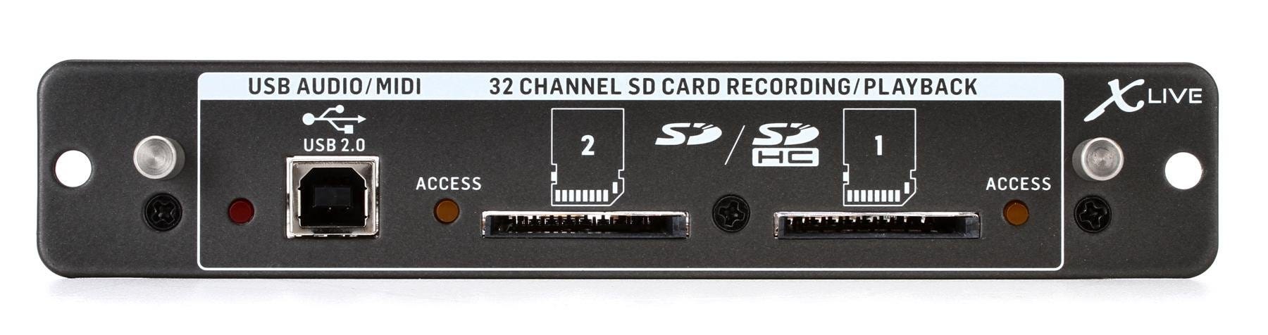 Behringer X-LIVE - Expansion Card for 32-Channel Live Recording/Playback