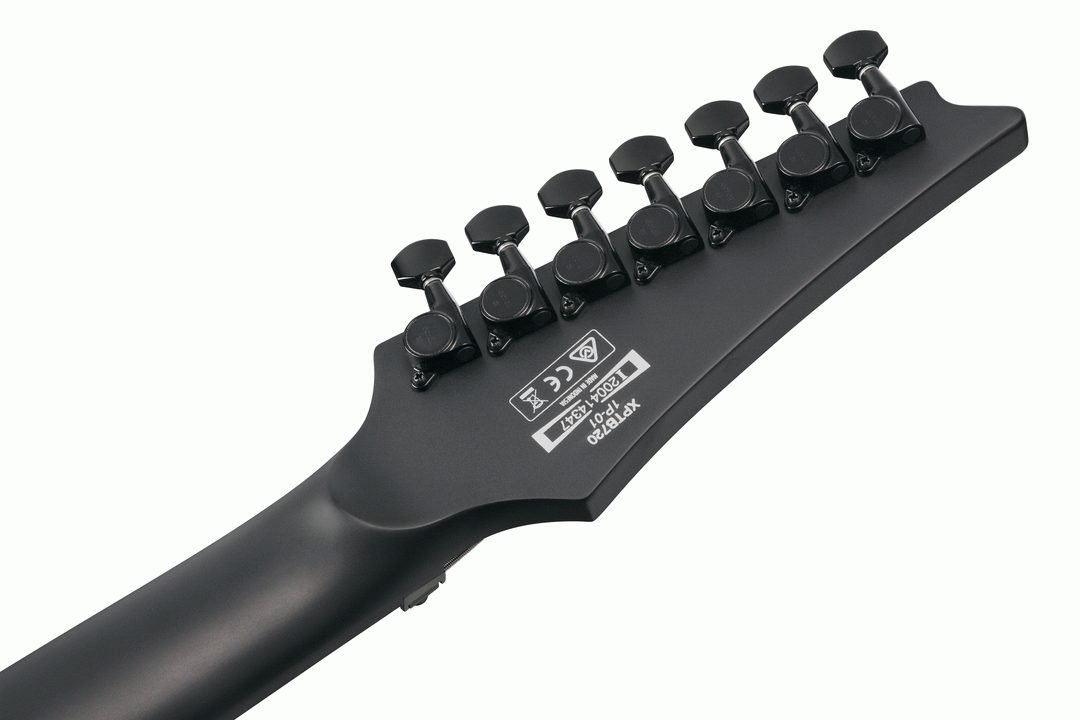 Ibanez Iron Label Xiphos XPTB720 7-String Guitar w/Gigbag - Black Flat