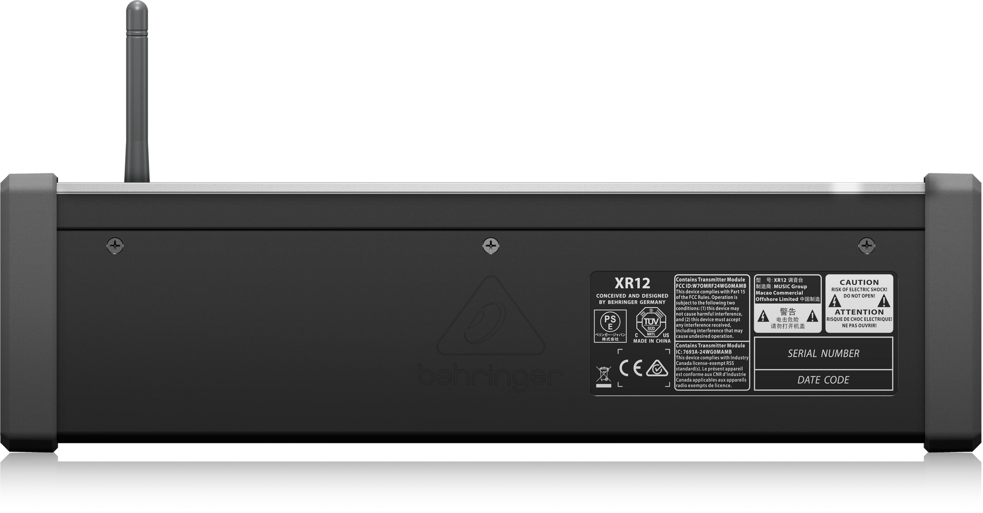 Behringer XR12 12-Input Digital Mixer for iPad/Android Tablets