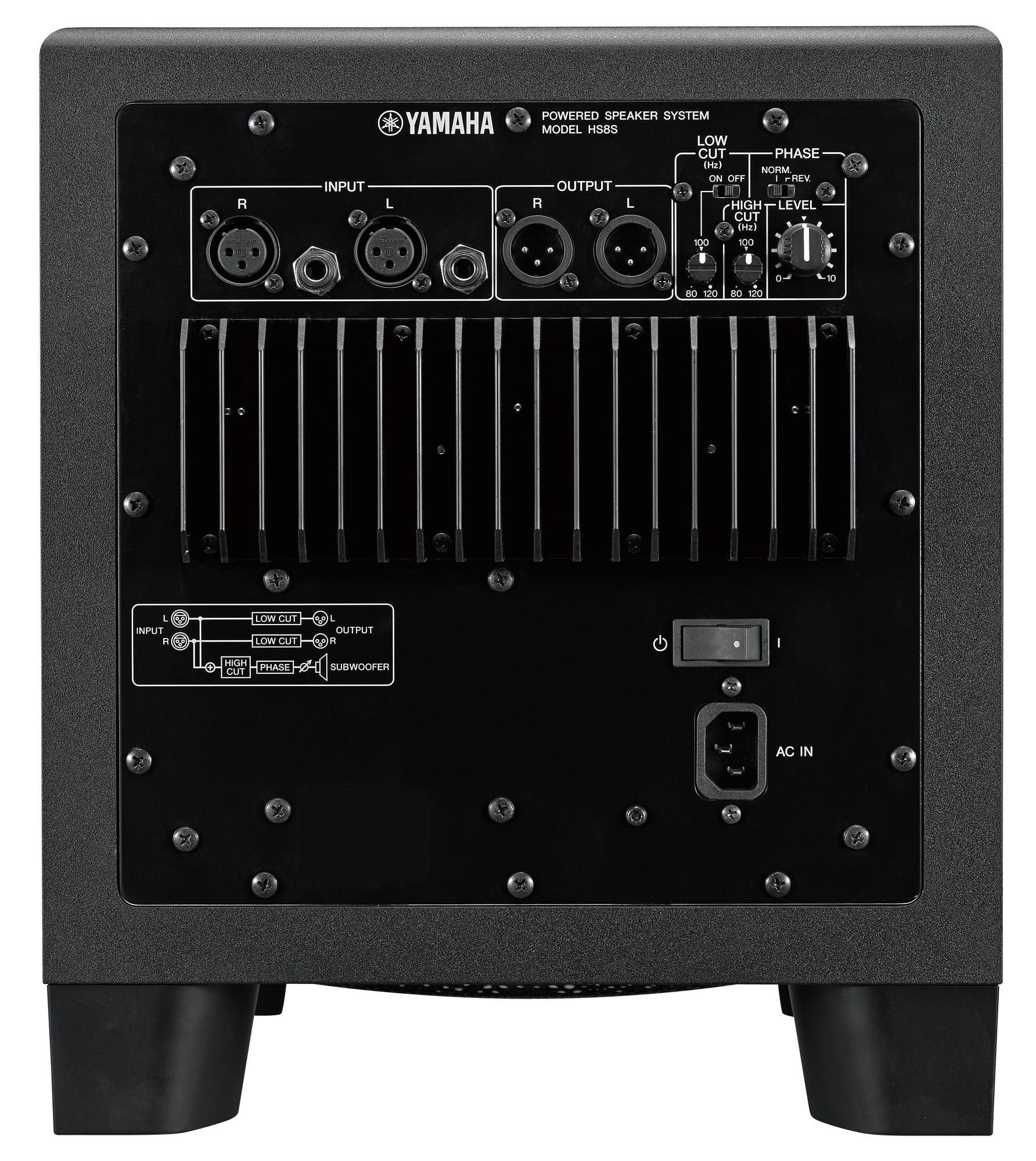 Yamaha HS8S Powered Studio Sub Woofer (HS-8S)