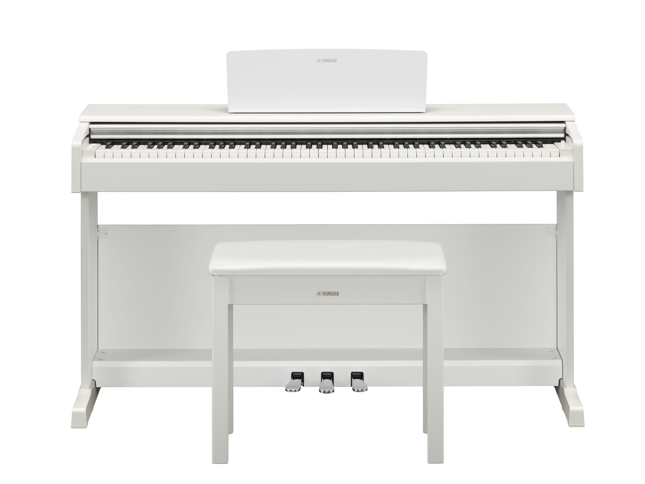 Yamaha Arius YDP145 Digital Piano w/matching bench - White