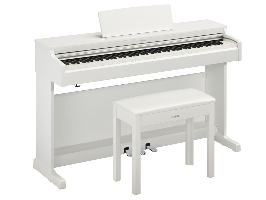 Yamaha Arius YDP165 Digital Piano w/Matching Bench - White