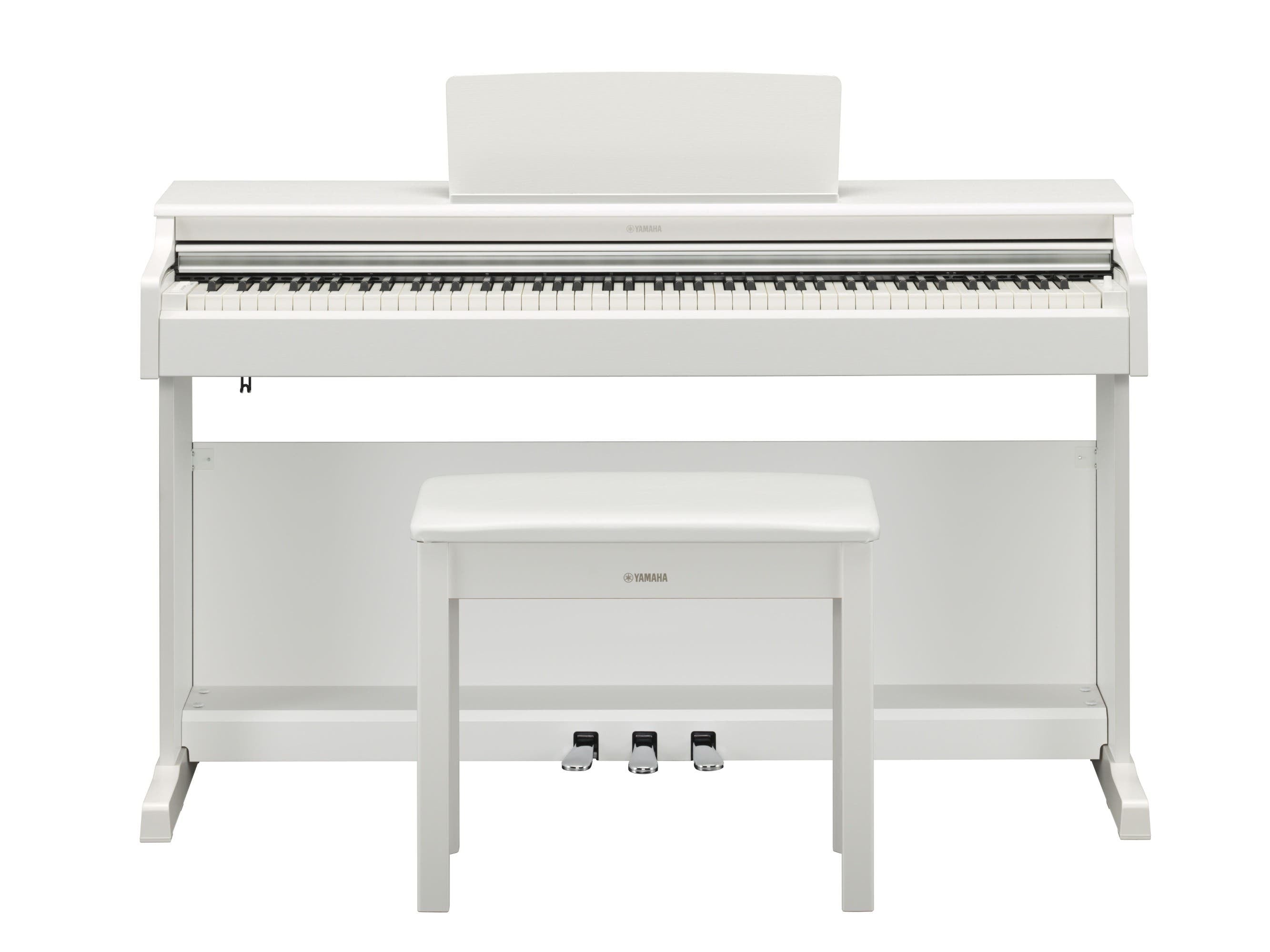 Yamaha Arius YDP165 Digital Piano w/Matching Bench - White