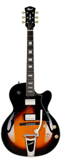 Cort Yorktown-BV Semi Hollow Electric Guitar - Tobacco Burst