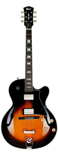 Cort Yorktown Semi Hollow Electric Guitar - Tobacco Burst