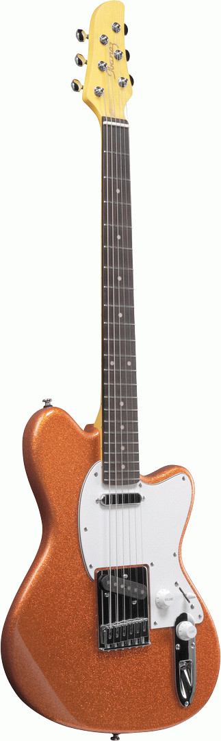 Ibanez YY20 OCS Yvette Young Signature Guitar - Orange Cream Sparkle