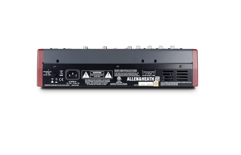 Allen and Heath ZED10 Compact Mixer