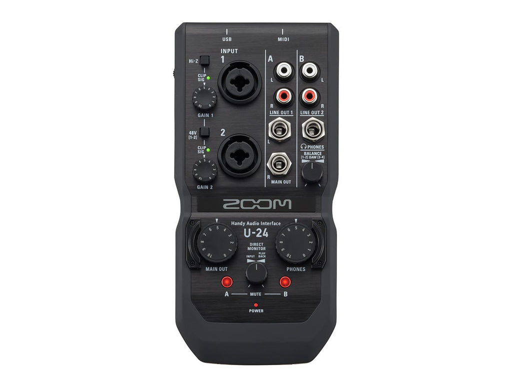 Zoom U-24 Handy Audio Interface w/Ableton Live 9 Lite